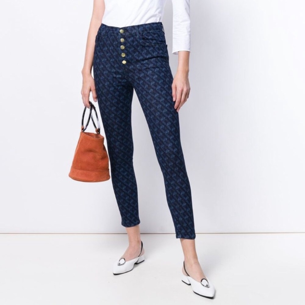 J Brand Lillie high rise crop skinny eco wash jean